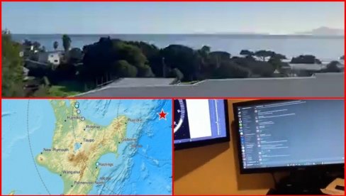 SNIMCI ZASTRAŠUJUĆEG ZEMLJOTRESA NA NOVOM ZELANDU: Sirene odjekuju ostrvima, treslo se stotinama kilometara od epicentra (VIDEO)