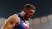 SINANČEVIĆ U NIKAD BOLJOJ FORMI: Srpski atletičar izjednačio državni rekord u bacanju kugle