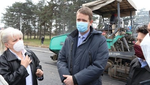 ULICI IME DR BORE EVTOVA: Završni radovi na gradnji nove saobraćajnice u Kragujevcu