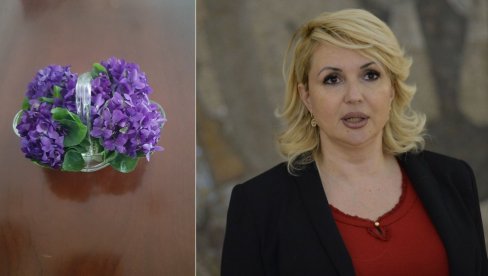 МИРИС ПРОЛЕЋА: Министарку Дарију у кабинету чекало пријатно изненађење