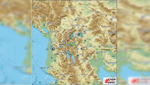 SNAŽAN ZEMLJOTRES POGODIO SEVERNU MAKEDONIJU: Serija potresa, epicentar kod Mavrovskog jezera