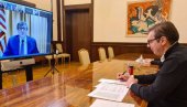 VUČIĆ RAZGOVARAO SA PALMEROM: Predsednik Srbije putem video linka pričao sa specijalnim izaslanikom Stejt departmenta (FOTO)