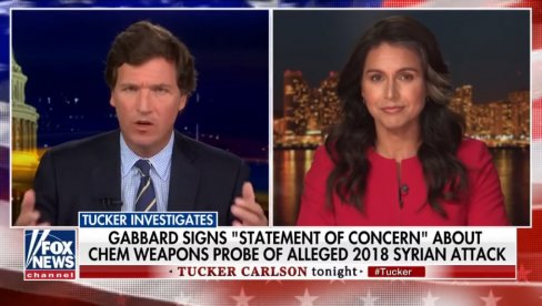 ТУЛСИ ГАБАРД КОД ТАКЕРА: Америка заслужује председника који неће олако бомбардовати, Сирија лажно оптужена за хемијски напад у Думи (ВИДЕО)