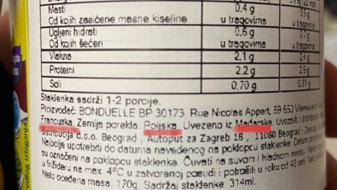 ENIGMA DEKLARACIJE NA TEGLI: Francuzi pakuju poljske pečurke koje uvozimo iz Mađarske!