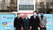 СВЕТ НА СТАЗИ КОД МОСКВЕ: Активиран сат који ће откуцавати време до дворанског СП у атлетици 2022. у Београду