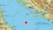 DESET ZEMLJOTRESA ZA TRI DANA: Novi potresi na Jadranskom moru, epicentar jugoistočno od Visa