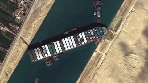 МОРАЋЕ ДА ПЛАТЕ ОДШТЕТУ: Суд одбио жалбу власника брода који је блокирао Суецки канал