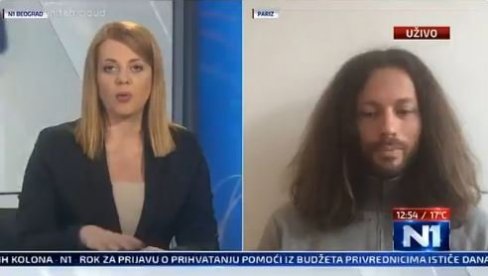 NOVINARKI N1 ZASTALA KNEDLA U GRLU: Voditeljki vesti neprijatno zato što je u Srbiji lečenje korone bolje nego u Francuskoj (VIDEO)
