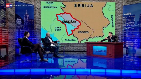 СКАНДАЛОЗНА МАПА НА БН ТВ: Распарчана Србија у Јеремићевој емисији! (ФОТО)