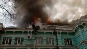 DOK JE TRAJALA OPERACIJA: Jeziv snimak požara u ruskoj bolnici (VIDEO)