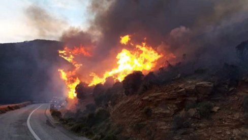 POŽARI BESNE OKO NIKŠIĆA: Situacija alarmantna, vatra zahvatila šume