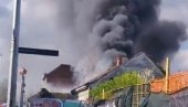 VELIKI POŽAR U ZAGREBU: Gust dim prekrio hrvatsku prestonicu na Uskrs