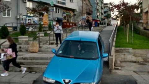 ПИЈАН ВОЗИО У ПЕШАЧКОЈ ЗОНИ: Полиција привела мушкарца у Крушевцу (ФОТО)