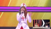 DOŠLA SAM DA VAS VAKCINIŠEM: Takmičarka  Zvezda Granda se pojavila u kostimu medicinske sestre - svi zanemeli (VIDEO)