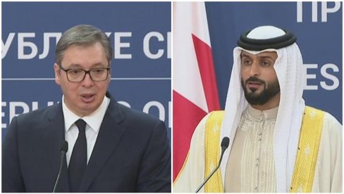 VUČIĆ NAKON SASTANKA SA ŠEIKOM NASEROM: Bahrein u Srbiji ima bliskog prijatelja, uskoro potpisivanje važnih sporazuma