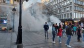 PANIKA U KNEZ MIHAILOVOJ ULICI: Dim se širi centrom Beograda, ljudi bežali u prodavnice, reagovala policija (VIDEO)