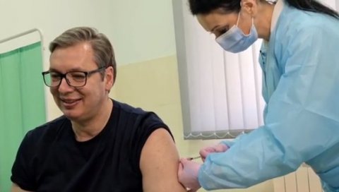 ПРЕДСЕДНИК ОХРАБРИО ГРАЂАНЕ:  Дан после Вучићеве вакцинације један од најуспешнијих у Србији по броју утрошених доза