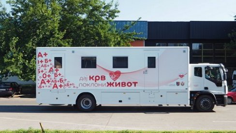 TRANSFUZIOMOBIL NA TRGU SLOBODE: Akcija dobrovoljnog davanja krvi u subotu u Novom Sadu