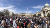 PROTEST ISPRED SKUPŠTINE: Ekološki ustanak u Beogradu, Zorana Mihajlović: Nikom ne donosi dobro ako se to pitanje koristi u političke svrhe