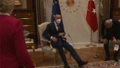ЗБОГ ЕРДОГАНА НЕ МОЖЕ ДА СПАВА: Шарл Мишел каје се због скандала на састанку са турским председником (ВИДЕО)