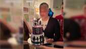ЈА ОД ПОЛА ВЕКА: Чедомир Јовановић за 50. рођендан добио торту и шампањац