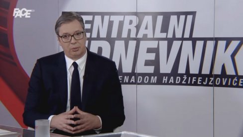 VELIKI INTERVJU: Predsednik Vučić uživo sa Senadom Hadžifejzovićem za Face TV (VIDEO)