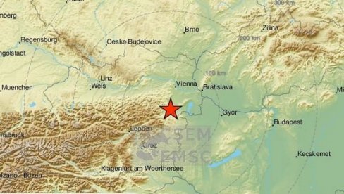 NIZ ZEMLJOTRESA PRODRMAO AUSTRIJU: Potres se mogao osetiti i u Beču