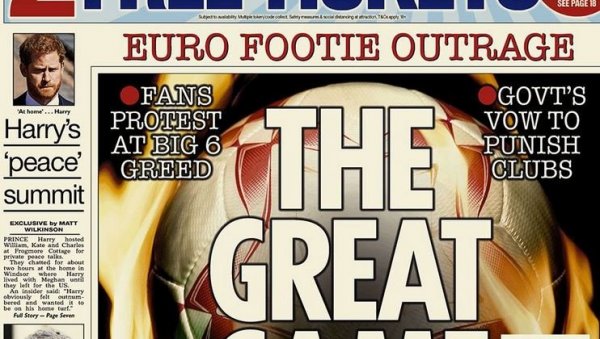 МОЖЕМО ЛИ ДОБИТИ НАШ ФУДБАЛ НАЗАД: Британски медији напали Суперлигу Европе и клубове који су је изабрали