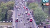 STANJE NA BEOGRADSKIM ULICAMA: Velike kolone vozila na mostovima prestonice