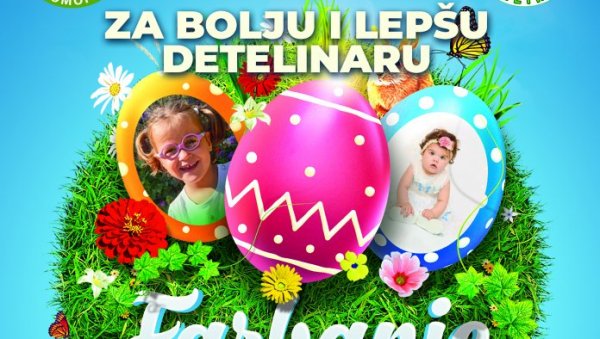 ПОМОЋ ЗА МИЛИЦУ И ИРИС: Хуманитарно Фарбање ускршњих јаја на Дететелинари у Новом Саду