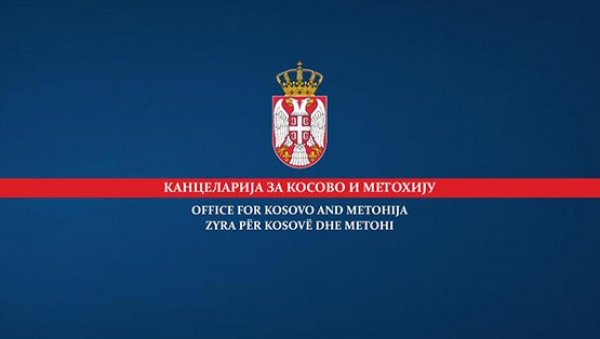 СИСТЕМАТСКО И ПЛАНСКО ИЗАЗИВАЊЕ ИНЦИДЕНАТА: Канцеларија за КиМ о најновијој провокацији у Грачаници