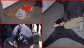 DRAMATIČAN SNIMAK HAPŠENJA U FILMSKOM GRADU: Policija uletela u podzemnu garažu, zaplenjene ogromne količine droge i bomba! (VIDEO)