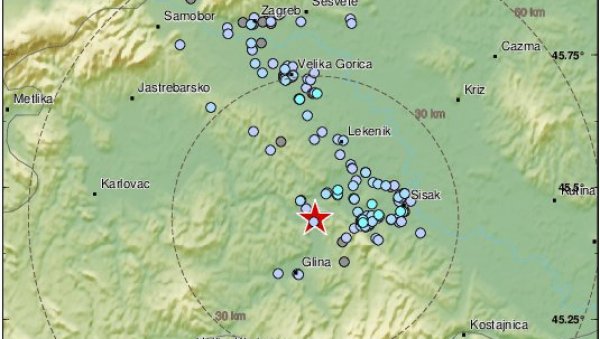 ПРВО СЕ ЧУЛА ТУТЊАВА: Хрватску погодио још један земљотрес!