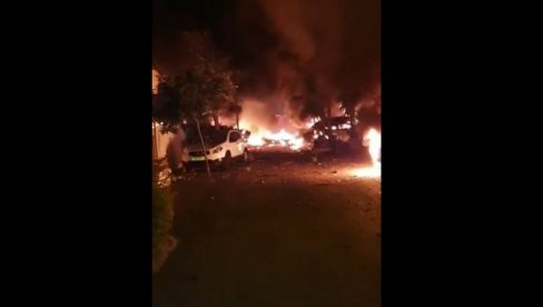 IZRAELSKI LOVCI POLETELI KA GAZI: Apokaliptične scene na ulicama Tel Aviva, vozila u plamenu, ima mrtvih i ranjenih!  (VIDEO)