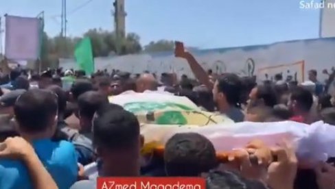 NEVEROVATNE SCENE NA ULICAMA GAZE: Sahranjen komandant grada, masa Isino telo nosila ulicama i uzvikivala Alahu akbar (VIDEO)