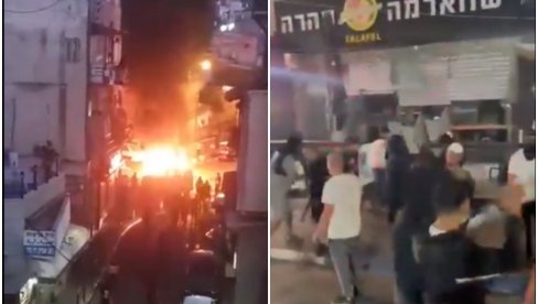 ESKALACIJA NASILJA U IZRAELU: Krvavi sukobi Arapa i Jevreja u Haifi, demoliraju lokale i pale automobile (VIDEO)