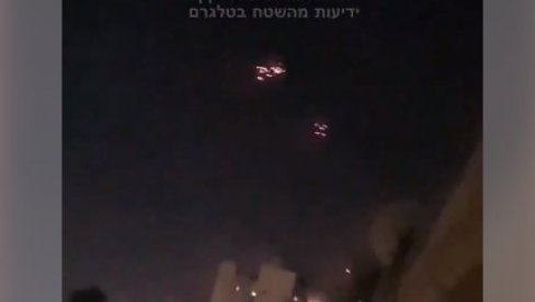 KIŠA PROJEKTILA POGODILA IZRAELSKE GRADOVE: Rakete ispaljene iz Pojasa Gaze (VIDEO)