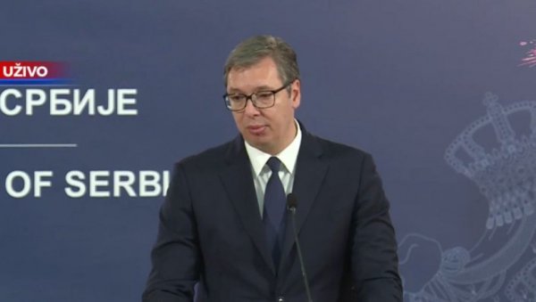 ПРЕДСЕДНИК ВУЧИЋ: Србија инсистира да се поштују границе утврђене одлуком УН