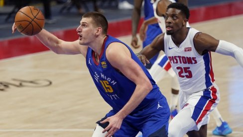 FENOMENALNI JOKIĆ ODIGRAO JOŠ JEDNU MVP PARTIJU: Srpski košarkaš upisao novi tripl-dabl u pobedi Denvera (VIDEO)