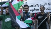 НЕМИРИ У АТИНИ: Сузавац и водени топови на скупу подршке Палестини