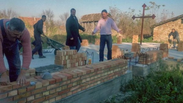 ГРУБИ РАДОВИ ПРИВЕДЕНИ КРАЈУ: Огроман посао урађен - село Крајишник добија цркву