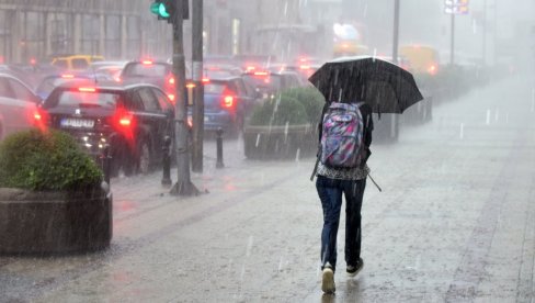 RHMZ IZDAO UPOZORENJE: U naredna dva dana delove Srbije očekuju obilne padavine