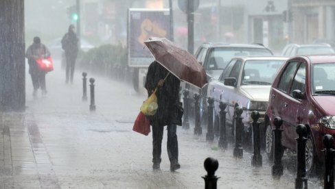PLJUSAK SE SRUČIO NA BEOGRAD: RHMZ izdao novo saopštenje, kiša će padati u ovim delovima Srbije