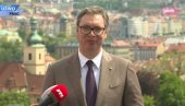 OBRAĆANJE PREDSEDNIKA - Vučić iz Praga: Ponosan sam što više od pet meseci nemamo nijedno mafijaško ubistvo u Srbiji (VIDEO)