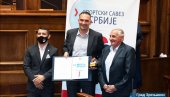 MAJSKA NAGRADA OTIŠLA U ZRENJANIN: Gradonačelniku najviše društveno-sportsko priznanje Sportskog saveza Srbije