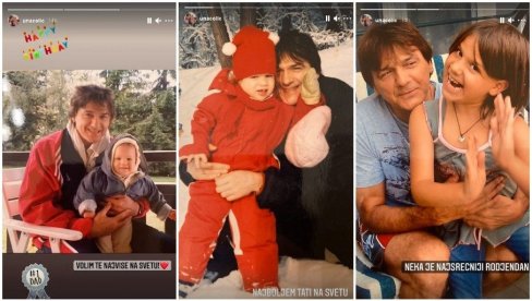 NAJBOLJI TATA NA SVETU: Una Čolić emotivno čestitala rođendan svom ocu Zdravku