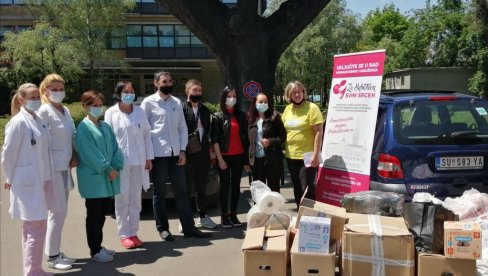 POSTELJINA I SREDSTVA ZA HIGIJENU: U humanitarnoj akciji skupljena oprema za dečje odeljenje Opšte bolnice u Subotici