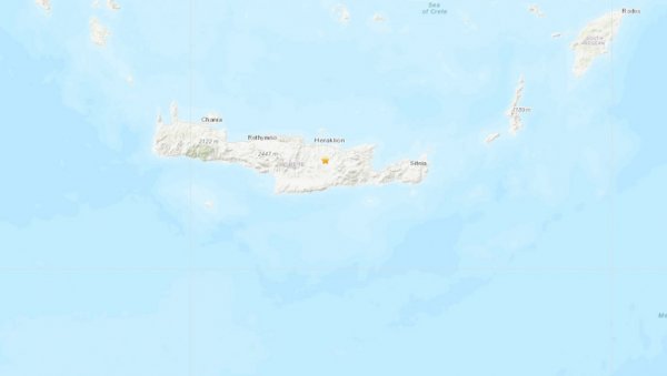 ГРЧКА СЕ ПОНОВО ТРЕСЕ: Серија земљотреса погодила Крит