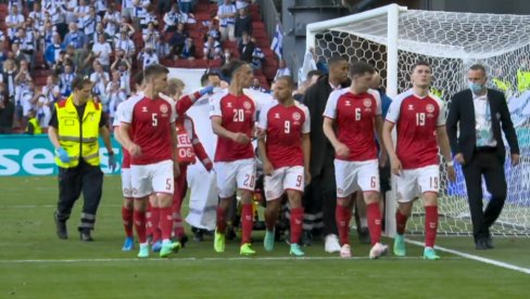 ERIKSEN PRIKLJUČEN NA KISEONIK: Fudbaler Danske iznet sa terena