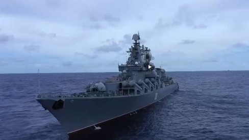 RUSKA KRSTARICA ISPALILA KRSTAREĆE RAKETE: Evo kako izgledaju manevri Tihookeanske flote (VIDEO)